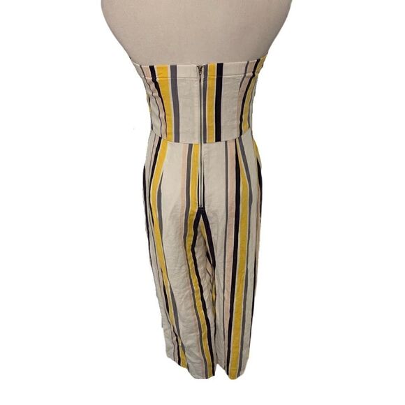 Gypsies & Moondust Striped Strapless Jumper Sz 7 - Picture 3 of 5